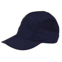 Czapka składana unisex. Niebieskie czapki z daszkiem damskie Regatta, bez wzorów, z materiału. Za 80.00 zł.