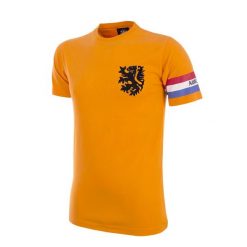 Koszulka dla dorosłych - Capitão da Holanda - Pomarańczowy. Brązowe t-shirty sportowe męskie COPA FOOTBALL, l, bez ramiączek, do piłki nożnej. Za 211.91 zł.