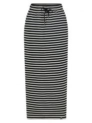 Sublevel Spódnica w kolorze czarno-białym rozmiar: S. Czarne spódniczki damskie Sublevel, s, bez wzorów, z bawełny, maxi. Za 69.99 zł.