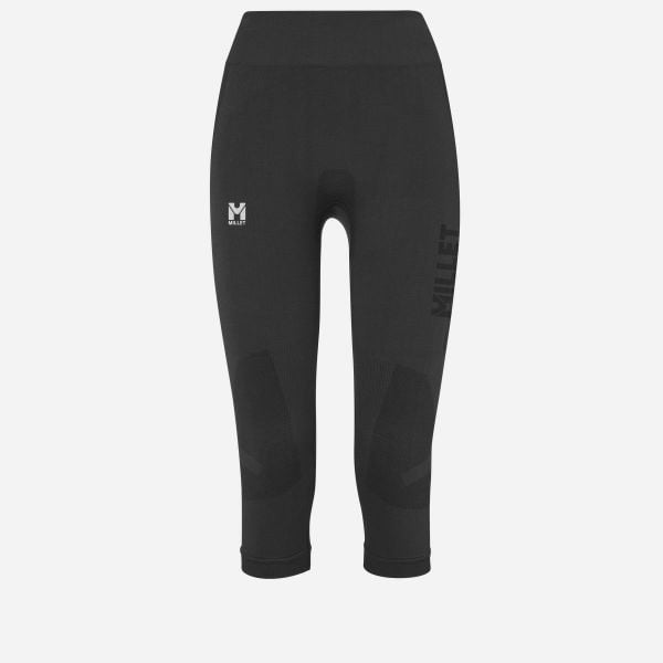 Legginsy termoaktywne damska MILLET Drynamic Soft 3/4 Tight W. Czarne bielizna termoaktywna damska Millet, s, bez wzorów, z dzianiny. Za 199.00 zł.