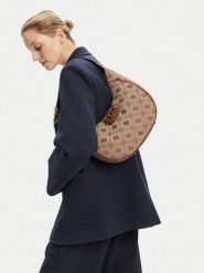 Guess Torebka HWJP96 54020 Beżowy. Brązowe torebki klasyczne damskie Guess, z aplikacjami, z poliesteru, bez dodatków. Za 349.99 zł.