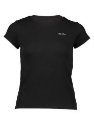 Pepe Jeans Koszulka w kolorze czarnym rozmiar: L. Czarne bluzki damskie Pepe Jeans, l, bez wzorów, z jeansu, bez kołnierzyka, bez ramiączek. Za 82.83 zł.