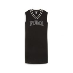 Sukienka Puma Squad Women's Dress, Kobiety. Czarne sukienki damskie Puma, s, bez wzorów, z bawełny, bez kołnierzyka, bez ramiączek. Za 290.00 zł.