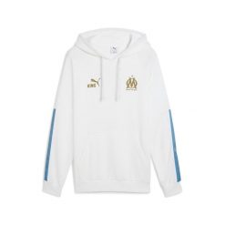 Męska bluza z kapturem Olympique Marsylia KING PUMA White Gold. Białe bluzy z kapturem męskie Puma, m. Za 299.00 zł.
