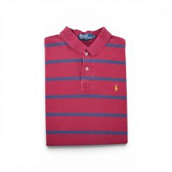 Second life - Polo Ralph Lauren koszulka męska z krótkim rękawem - Stan dobry. Czerwone koszulki polo męskie Ralph Lauren, l, bez wzorów, bez ramiączek. Za 106.46 zł.