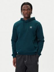 Adidas Bluza Trefoil Essentials JZ3589 Zielony Regular Fit. Zielone bluzy bez kaptura męskie Adidas, m, z bawełny. Za 209.99 zł.
