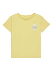 Roxy T-Shirt Lily ERGZT04139 Żółty Regular Fit. Żółte koszulki dziewczęce Roxy, bez wzorów, z bawełny, bez ramiączek. Za 79.99 zł.