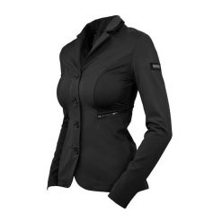 Damska kurtka konkursowa Equestrian Stockholm Select. Czarne kurtki damskie EQUESTRIAN STOCKHOLM, l, z aplikacjami, z materiału, bez kaptura. Za 1,308.95 zł.