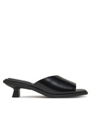 Tommy Jeans Klapki The Noho Mule EN0EN02799 Czarny. Czarne klapki damskie Tommy Jeans, bez wzorów, z jeansu, bez obcasa. Za 379.99 zł.