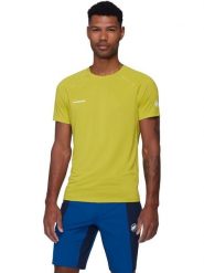 Mammut Koszulka sportowa "Ducan FL" w kolorze żółtym rozmiar: XXL. Żółte t-shirty sportowe męskie Mammut, xxl, z materiału, bez ramiączek, outdoorowe. Za 122.95 zł.