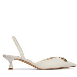 Czółenka Aldo. Białe czółenka damskie Aldo, bez wzorów, bez obcasa. Za 359.99 zł.