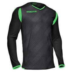 Koszulka bramkarska Macron hercules. Czarne t-shirty sportowe męskie Macron, m, bez ramiączek, do piłki nożnej. Za 220.50 zł.