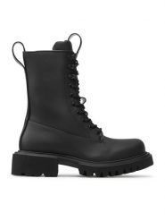 Rains Trapery Show Combat Boot 22600 Czarny. Czarne buty zimowe męskie Rains, ze skóry, bez zapięcia. Za 1,079.00 zł.