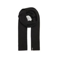Damski szal wełniany Superdry Essential. Czarne szaliki i kominy damskie Superdry., bez wzorów, z dzianiny. Za 150.70 zł.