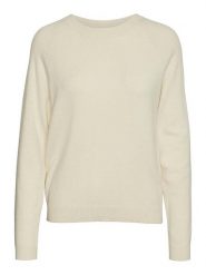 Vero Moda Sweter w kolorze beżowym rozmiar: L. Brązowe swetry klasyczne damskie Vero Moda, l, bez kołnierzyka. Za 83.62 zł.