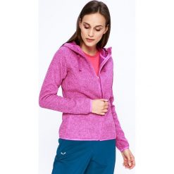 Columbia - Bluza. Czerwone bluzy z kapturem damskie Columbia, l, z dzianiny. W wyprzedaży za 179.90 zł.