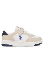 Polo Ralph Lauren Sneakersy RL05010104 Biały. Białe buty sportowe chłopięce Polo Ralph Lauren, ze skóry, bez zapięcia. Za 419.99 zł.