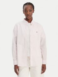 Tommy Jeans Koszula DW0DW22211 Różowy Regular Fit. Czerwone koszule damskie Tommy Jeans, m, bez wzorów, z bawełny, bez kołnierzyka, bez ramiączek. Za 369.99 zł.