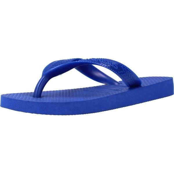 Klapki Havaianas Model 4000029 Kolor Niebieski. Czerwone klapki damskie Havaianas, bez wzorów, z gumy, bez obcasa. Za 116.00 zł.