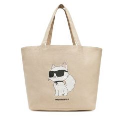 Torebka KARL LAGERFELD. Brązowe torebki klasyczne damskie Karl Lagerfeld, bez wzorów, bez dodatków. Za 199.99 zł.