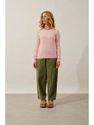 AUTHENTIC CASHMERE Kaszmirowy sweter "Ivy" w kolorze jasnoróżowym rozmiar: M. Różowe swetry klasyczne damskie AUTHENTIC CASHMERE, m, z kaszmiru, bez kołnierzyka. Za 375.08 zł.