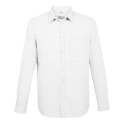 Męska Koszula Baltimore Slim. Białe koszule męskie SOL'S, l, bez wzorów, bez kołnierzyka, bez ramiączek. Za 149.99 zł.