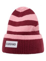 ELBSAND Czapka beanie "Norid" w kolorze czerwono-różowym rozmiar: onesize. Czerwone czapki zimowe damskie ELBSAND, z materiału. Za 73.99 zł.