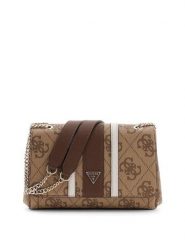 Guess Torebka 180976 Brązowy. Brązowe listonoszki damskie Guess, z aplikacjami, bez dodatków. Za 569.99 zł.