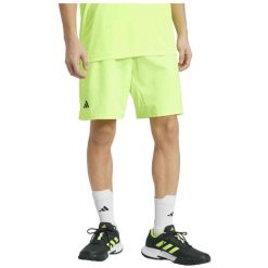 Short Adidas Club 3 Stripes Kue78 7 Inch Hombre. Żółte szorty męskie Adidas, bez wzorów, z materiału. Za 205.65 zł.