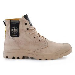 Buty Palladium Pampa Surplus 74389-257-M beżowy. Brązowe buty sportowe na co dzień męskie z gumy, bez zapięcia. Za 544.84 zł.
