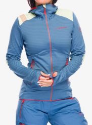 Bluza z kapturem damska La Sportiva Lucendro Thermal Hoody. Niebieskie bluzy z kapturem damskie La Sportiva, l, z materiału. Za 648.99 zł.