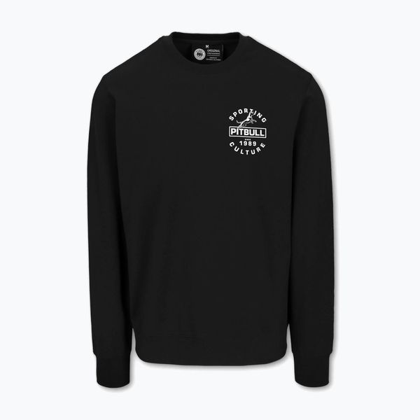 Bluza męska Pitbull Physical Culture Crewneck Sweatshirt. Czarne bluzy bez kaptura męskie PITBULL, m, z bawełny. Za 159.99 zł.