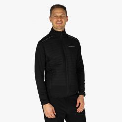 Bluza Trening Mężczyzna On Course Szybkoschnący. Niebieskie bluzy z kapturem męskie SWEDEMOUNT, l, z materiału. Za 195.99 zł.