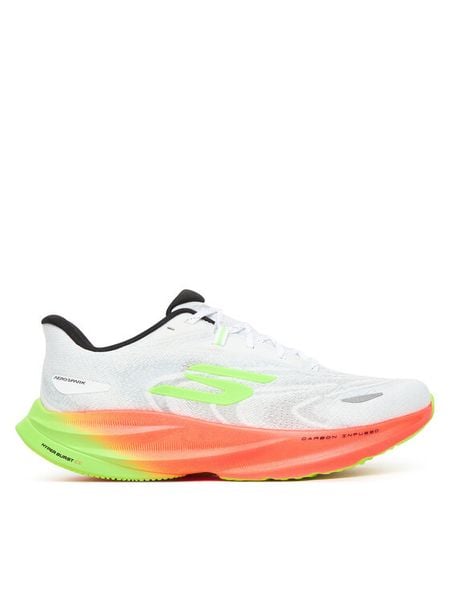 Skechers Buty do biegania Aero Spark 246200/WMLT Biały. Białe obuwie do biegania damskie Skechers. Za 569.99 zł.