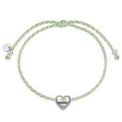 Glanzstücke München Bransoletka Herz "ENGERL" z srebra próby 925 w kolorze srebrnym Bransoletki 1 ct Damski. Szare bransoletki damskie Glanzstücke München, srebrne. Za 159.99 zł.