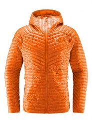 Haglöfs Kurtka zimowa "L.I.M. Mimic" w kolorze pomarańczowym rozmiar: XL. Pomarańczowe kurtki męskie Haglöfs, na zimę, l, bez wzorów, z materiału, bez kaptura. Za 719.45 zł.