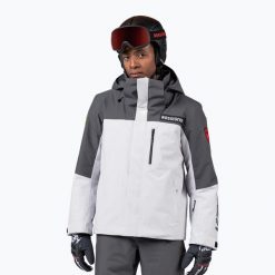 Kurtka narciarska Rossignol Hero Velika Insulated Soft Grey - L. Szare kurtki narciarskie i snowboardowe damskie Rossignol, l, bez wzorów, bez kaptura, narciarskie, primaloft. Za 1,749.00 zł.