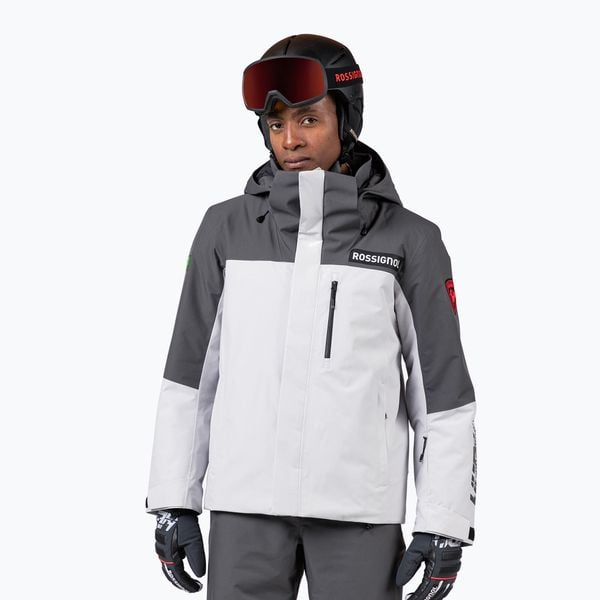 Kurtka narciarska Rossignol Hero Velika Insulated Soft Grey - L. Szare kurtki narciarskie i snowboardowe damskie Rossignol, l, bez wzorów, bez kaptura, narciarskie, primaloft. Za 1,749.00 zł.