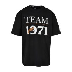 Oversized T-shirt Starter Starter Team 1971. Czarne t-shirty męskie Starter, m, bez wzorów, bez kołnierzyka. Za 182.50 zł.