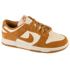 Buty Nike Dunk Low W HJ7673-100. Brązowe buty sportowe na co dzień damskie bez wzorów, z gumy. Za 686.82 zł.