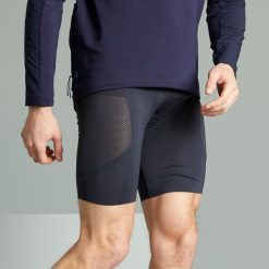 Spodenki pod szorty rowerowe MTB Rockrider Comfort 900. Czarne szorty męskie ROCKRIDER, bez wzorów, z elastanu, sportowe. Za 149.99 zł.