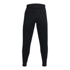 Spodnie treningowe męskie Under Armour Fleece Joggers Loose. Czarne spodnie dresowe męskie Under Armour, bez wzorów, z bawełny. Za 453.00 zł.