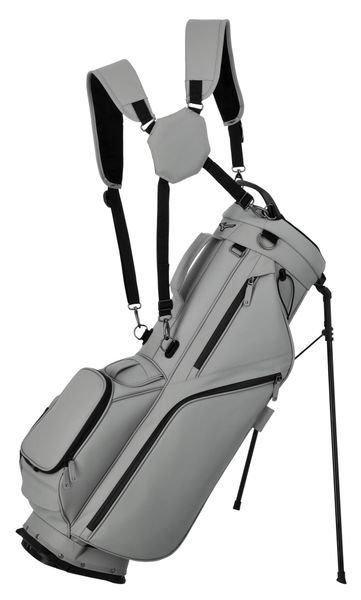 Torba stojąca Mizuno Pro Torba golfowa Torba transportowa Szara. Szare torebki klasyczne damskie Mizuno, bez wzorów, z materiału, bez dodatków. Za 1,349.93 zł.