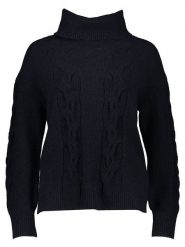 Gerry Weber Sweter w kolorze czarnym rozmiar: 44. Czarne golfy damskie Gerry Weber, bez wzorów, ze splotem, bez ramiączek. Za 166.88 zł.