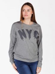 KEY LARGO Bluza "Brooklyn" w kolorze szarym rozmiar: S. Szare bluzy bez kaptura damskie KEY LARGO, s. Za 105.38 zł.