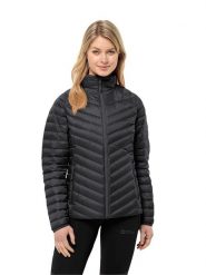Jack Wolfskin Kurtka puchowa "Passamani" w kolorze czarnym rozmiar: S. Czarne kurtki damskie Jack Wolfskin, s, bez wzorów, z materiału, bez kaptura. Za 373.35 zł.