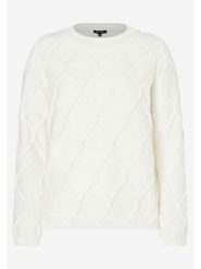 More & More Sweter w kolorze kremowym rozmiar: 44. Brązowe swetry klasyczne damskie MORE & MORE, bez kołnierzyka. Za 104.14 zł.