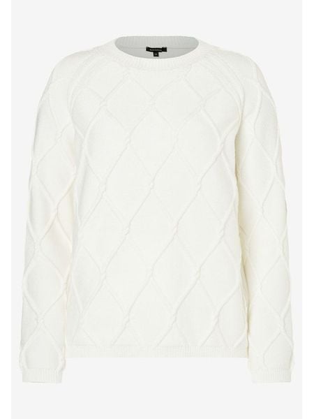 More & More Sweter w kolorze kremowym rozmiar: 44. Brązowe swetry klasyczne damskie MORE & MORE, bez kołnierzyka. Za 104.14 zł.