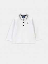 Coccodrillo Polo ZC3143501EBB Biały Regular Fit. Białe t-shirty chłopięce COCCODRILLO, bez wzorów, z bawełny, bez ramiączek. Za 49.99 zł.