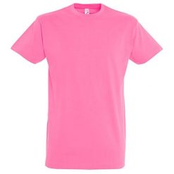 Koszulka Unisex Dla Dorosłych Z Bawełny Imperial Ringspun. Czerwone bluzki damskie SOL'S, s, bez wzorów, z bawełny, bez kołnierzyka. Za 41.99 zł.